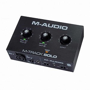 Interface De Áudio M-Audio M-Track Solo