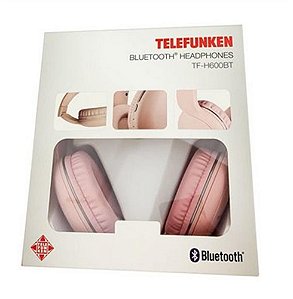 Fone de Ouvido Telefunken TF-H600BT Rosa