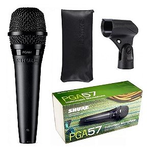 Microfone Com Fio Shure PGA57-LC