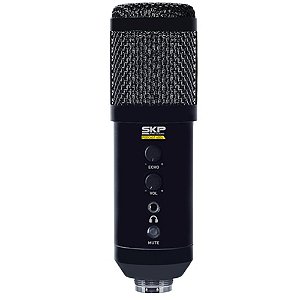 Microfone SKP Condensador Podcast 400U