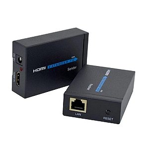 Extensor HDMI Power Tech Via RJ45 60Mts CAT-5/6