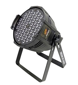 Canhão De Led Par 64 Astro 54 Leds 3W RGBW