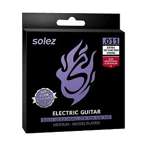 Encordoamento Para Guitarra 0.11 Solez SLG11 001297