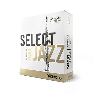 Palheta Sax Soprano 3S (Caixa C/ 10) D Addario Select Jazz