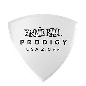 Palhetas Shield Prodigy 2.0mm Brancas Pct C/6 P09337 Ernie Ball