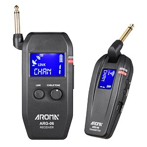 Sistema De Transmissão Sem Fio Para Instrumentos Aroma ARG-06 Digital 2.4 GHZ