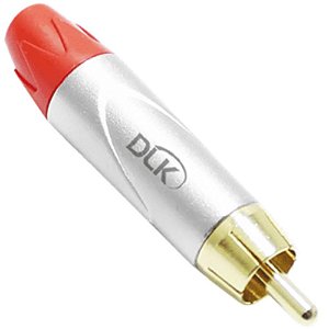 Plug RCA Datalink RCA-002-100 Vermelho