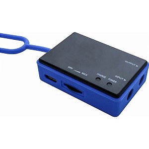 Amplificador De Fone Portátil Yoga HA01 Azul