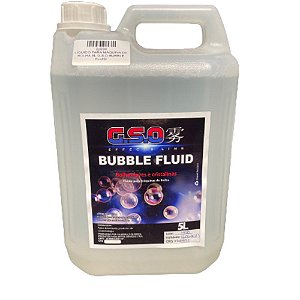 Líquido Para Máquina De Bolha 5L G.S.O Bubble Fluid