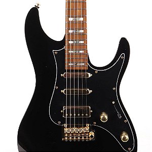 Guitarra Stratocaster Ibanez Tim Henson THBB10 Black Com Capa