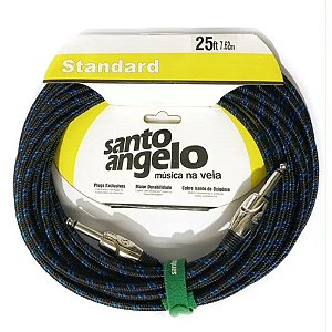 Cabo Para Guitarra Santo Angelo ANGEL TX 25FT/7,62m Textil