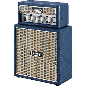 Mini Amplificador De Guitarra Laney Ministack Lion Azul