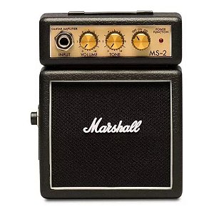 Mini Amplificador De Guitarra Marshall MS-2 Black