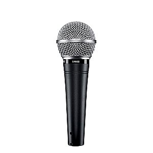 Microfone mao dinamico Shure SM48-LC unidirecional com fio