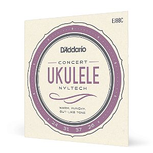 Encordoamento Ukulele Concerto D Addario Nyltech EJ88C