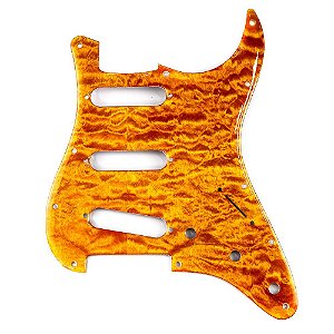 Escudo Para Guitarra Am Strat SSS Amarelo Spirit 100-YQ