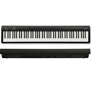 Piano Digital 88 Teclas Roland FP-10 Preto (Com Estante)