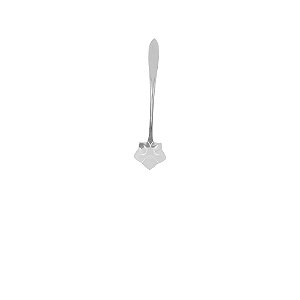 Conjunto 4 Colheres Flores Para Chá Em Aço Inox Prateado