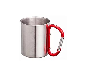 Caneca Adventure Camping C/ Alça Mosquetão 220ml Guepardo