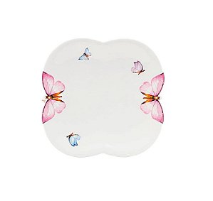PRATO SOBREMESA PORCELANA BORBOLETAS 19cm