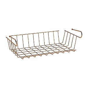 CESTO GAVETA ORGANIZADOR 37 CM ROSE GOLD