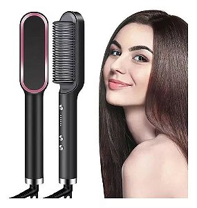 ESCOVA SECADORA ALISADORA 3X1 EFEITO PROFISSIONAL