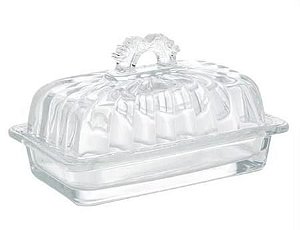 MANTEIGUEIRA DE CRISTAL ECOLOGICO COM TAMPA IMPERIAL LYOR