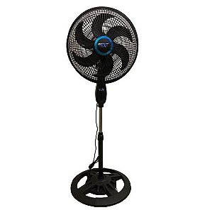 VENTILADOR DE COLUNA 40 CM PRETA COM 6 HELICE 127V