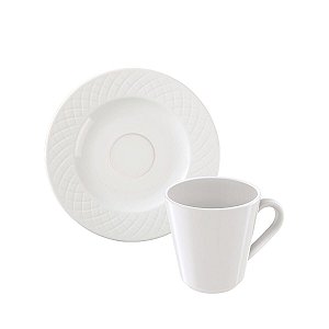 KIT XICARA E PIRES CAFE 70 ML TRAMONTINA INGRID 12 PEÇAS
