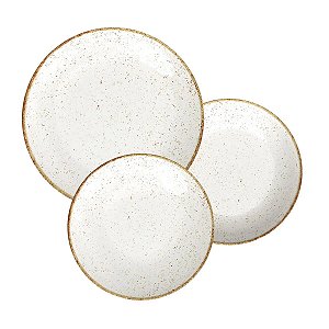 JOGO DE PRATO 12 PCS RUSTICO MARROM TRAMONTINA