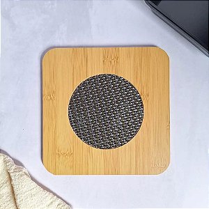 DESCANSO DE PANELA DE MADEIRA QUADRADO 17CM NA SOLAPA WINCY