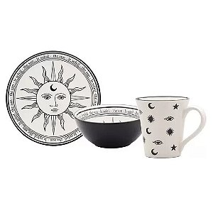 Conjunto Kit Lanche 3 Peças Tarô Oxford