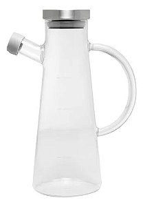 Galheteiro Wolff Slim De Vidro Borossilicato Com Tampa 500ml