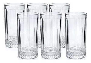 Jogo De 6 Copos Altos Em Vidro 360ml A15cm L'hermitage
