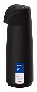 Garrafa Térmica Tramontina Ampola De Vidro Exata 1,8l Preto