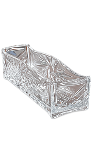 Porta Talher e Sachê 27cm Prima De Cristal Lyor