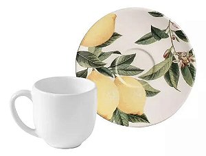 Conjunto C/ 6 Xícaras De Café Com Pires Coup Siciliana 112ml
