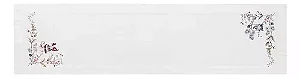 Caminho De Mesa Gnomos Branco 45cm X 1,70m Copa&cia