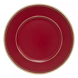 Conjunto 6 Sousplat Galles Hope  Vermelho 33cm - Copa E Cia