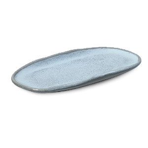 Travessa Oval Rasa 23X11cm Bio Breeze Stoneware Porto Brasil