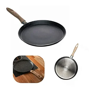 FRIGIDEIRA TAPIOQUEIRA CERAMICA INDUÇÃO 22cm PRETA WOLFF