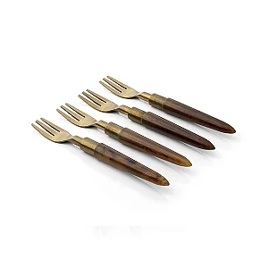 Conjunto de Talheres para Aperitivo Finger Food 4 Pecas Garbo Ilheus Copa e Cia
