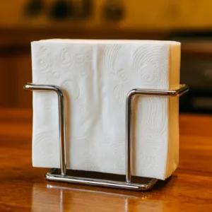 Porta Guardanapo Cromado Aço Carbono Hungria