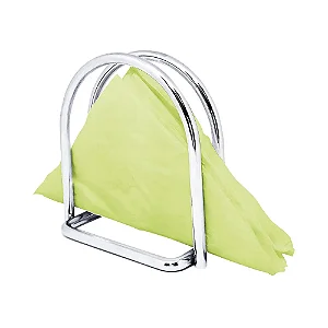 Porta Guardanapo Cromado Aço Carbono Arco
