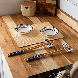 Conjunto Para Sushi 8 Peças Bambu Sakai Wolff