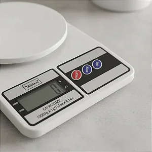 Balança Digital De Cozinha Wellmix Branca 10kg