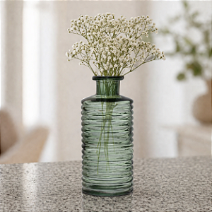 Vaso De Vidro Ivy 21x9cm Haüskraft
