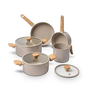 Jogo de Panelas 5 Peças Antiaderente com Indução Lotus Brinox