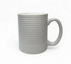 Caneca 320ml Branca Cerâmica Grace Wellmix