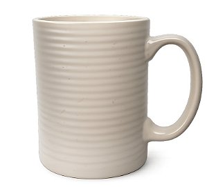 Caneca 320ml Creme Cerâmica Grace Wellmix